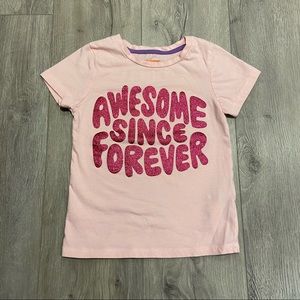 3/$20 Joe Fresh Kids Sparkly Graphic T-Shirt - Kid Size 5